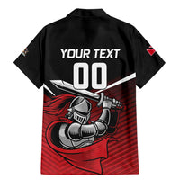 Custom Knight Riders Trinbago Cricket Family Matching Mermaid Dress and Hawaiian Shirt Play Fight Win Repeat LT01