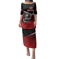 Custom Knight Riders Trinbago Cricket Family Matching Puletasi and Hawaiian Shirt Play Fight Win Repeat LT01