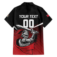 Custom Knight Riders Trinbago Cricket Hawaiian Shirt Play Fight Win Repeat LT01