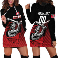 Custom Knight Riders Trinbago Cricket Hoodie Dress Play Fight Win Repeat LT01