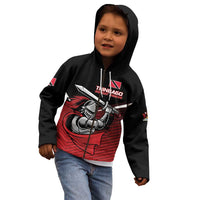 Custom Knight Riders Trinbago Cricket Kid Hoodie Play Fight Win Repeat LT01