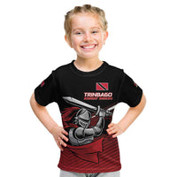 Custom Knight Riders Trinbago Cricket Kid T Shirt Play Fight Win Repeat LT01