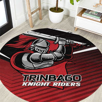 Knight Riders Trinbago Cricket Round Carpet Play Fight Win Repeat LT01