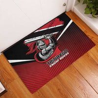 Knight Riders Trinbago Cricket Rubber Doormat Play Fight Win Repeat LT01