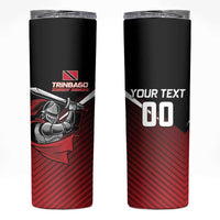 Custom Knight Riders Trinbago Cricket Skinny Tumbler Play Fight Win Repeat LT01