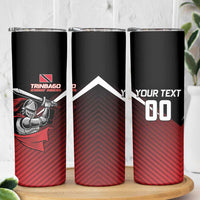 Custom Knight Riders Trinbago Cricket Skinny Tumbler Play Fight Win Repeat LT01
