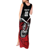 Custom Knight Riders Trinbago Cricket Tank Maxi Dress Play Fight Win Repeat LT01