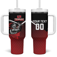Custom Knight Riders Trinbago Cricket Tumbler With Handle Play Fight Win Repeat LT01