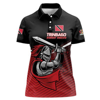 Custom Knight Riders Trinbago Cricket Women Polo Shirt Play Fight Win Repeat LT01