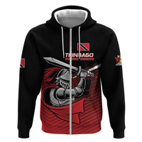 Custom Knight Riders Trinbago Cricket Zip Hoodie Play Fight Win Repeat LT01