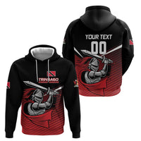 Custom Knight Riders Trinbago Cricket Zip Hoodie Play Fight Win Repeat LT01