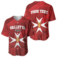 Personalised Malta Valletta Baseball Jersey St Johns Cathedral