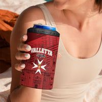 Personalised Malta Valletta 4 in 1 Can Cooler Tumbler St Johns Cathedral