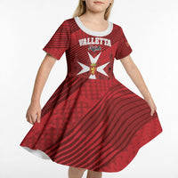 Personalised Malta Valletta Kid Short Sleeve Dress St Johns Cathedral