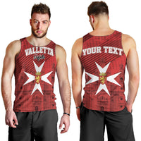 Personalised Malta Valletta Men Tank Top St Johns Cathedral