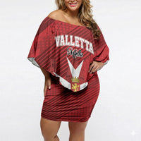 Personalised Malta Valletta Off Shoulder Short Dress St Johns Cathedral