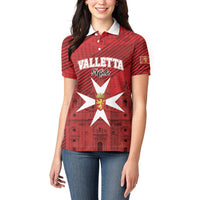 Personalised Malta Valletta Women Polo Shirt St Johns Cathedral