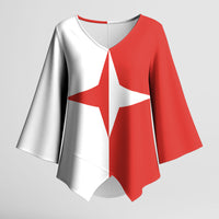 Malta Sliema Kimono Sleeve Blouse Celer Ad Oras Surgo