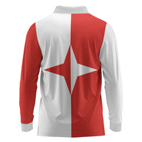 Malta Sliema Long Sleeve Polo Shirt Celer Ad Oras Surgo