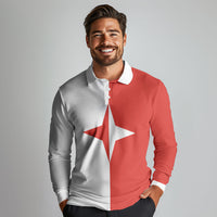 Malta Sliema Long Sleeve Polo Shirt Celer Ad Oras Surgo