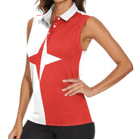 Malta Sliema Women Sleeveless Polo Shirt Celer Ad Oras Surgo