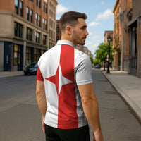 Malta Sliema Zipper Polo Shirt Celer Ad Oras Surgo