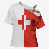 Malta Naxxar Cross Shoulder Shirt Prior Credidi