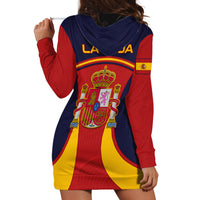 Spain Football Hoodie Dress La Roja 2024 Sporty Style - Wonder Print Shop