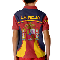 Spain Football Kid Polo Shirt La Roja 2024 Sporty Style - Wonder Print Shop