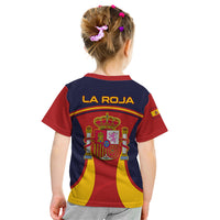 Spain Football Kid T Shirt La Roja 2024 Sporty Style - Wonder Print Shop