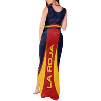 Spain Football Tank Maxi Dress La Roja 2024 Sporty Style - Wonder Print Shop