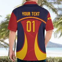 Custom Spain Football Hawaiian Shirt La Roja 2024 Sporty Style - Wonder Print Shop