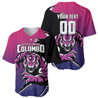 Custom Colombo Cricket Strikers Baseball Jersey Strike To Conquer - Wonder Print Shop