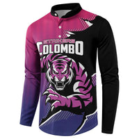 Custom Colombo Cricket Strikers Button Sweatshirt Strike To Conquer - Wonder Print Shop