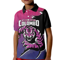 Custom Colombo Cricket Strikers Kid Polo Shirt Strike To Conquer - Wonder Print Shop