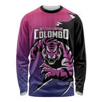 Custom Colombo Cricket Strikers Long Sleeve Shirt Strike To Conquer - Wonder Print Shop