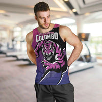 Custom Colombo Cricket Strikers Men Tank Top Strike To Conquer - Wonder Print Shop