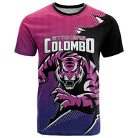 Custom Colombo Cricket Strikers T Shirt Strike To Conquer - Wonder Print Shop
