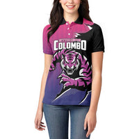Custom Colombo Cricket Strikers Women Polo Shirt Strike To Conquer - Wonder Print Shop