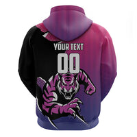 Custom Colombo Cricket Strikers Zip Hoodie Strike To Conquer - Wonder Print Shop