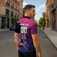 Custom Colombo Cricket Strikers Zipper Polo Shirt Strike To Conquer - Wonder Print Shop