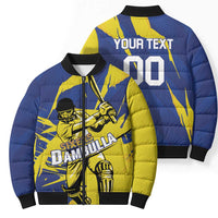 Custom Dambulla Cricket Sixers Bomber Puffer Jacket Ignite The Pride - Wonder Print Shop