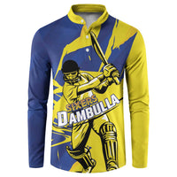 Custom Dambulla Cricket Sixers Button Sweatshirt Ignite The Pride - Wonder Print Shop