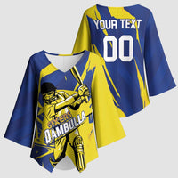 Custom Dambulla Cricket Sixers Kimono Sleeve Blouse Ignite The Pride - Wonder Print Shop