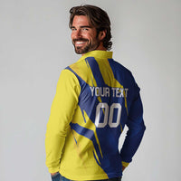 Custom Dambulla Cricket Sixers Long Sleeve Polo Shirt Ignite The Pride - Wonder Print Shop