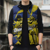 Custom Dambulla Cricket Sixers Sleeveless Puffer Jacket Ignite The Pride - Wonder Print Shop