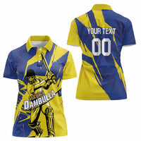 Custom Dambulla Cricket Sixers Women Polo Shirt Ignite The Pride - Wonder Print Shop