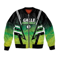 Custom Galle Cricket Marvels Sleeve Zip Bomber Jacket Api Galle Boys - Wonder Print Shop