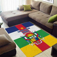 Central African Republic Area Rug Zo Kwe Zo Flag Style - Wonder Print Shop