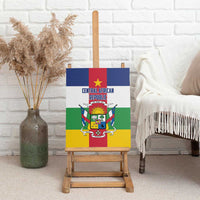 Central African Republic Canvas Wall Art Zo Kwe Zo Flag Style - Wonder Print Shop